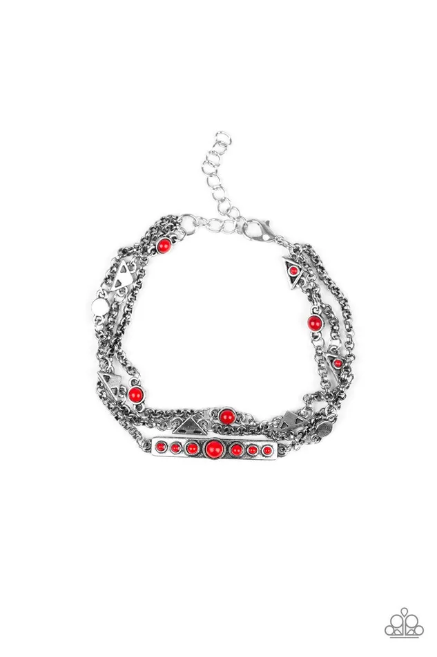 Bracelets Jewelry by Bretta No Means NOMAD Red Bracelet Jewelry By Bretta