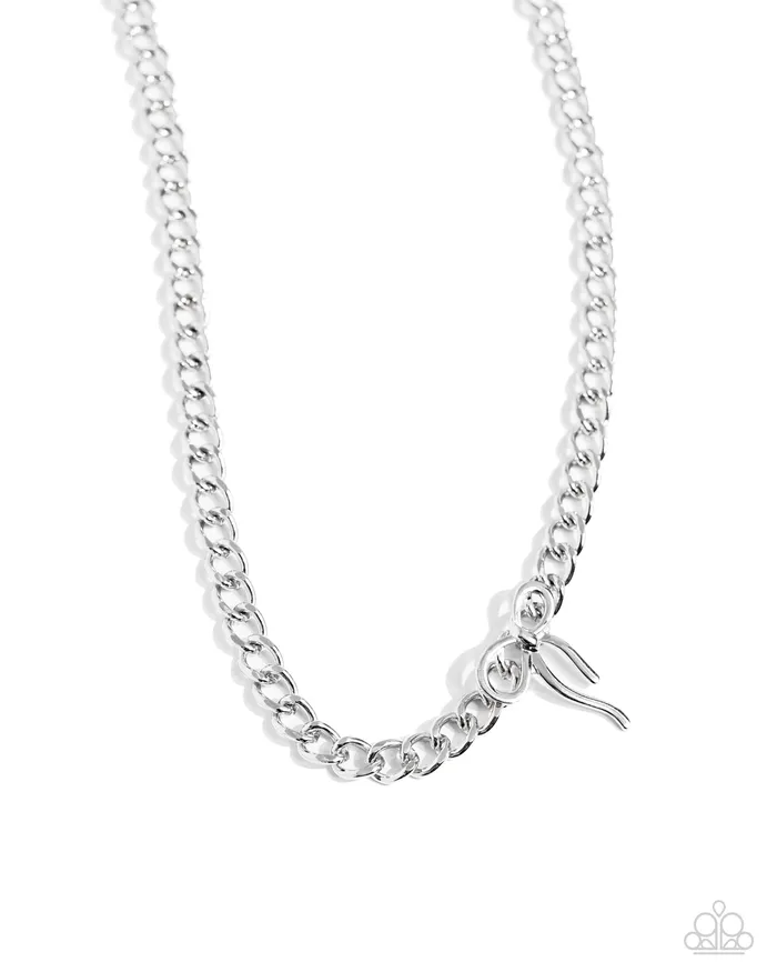 Necklaces Paparazzi Accessories Leading Loops Silver Necklace Jewelry by Bretta
