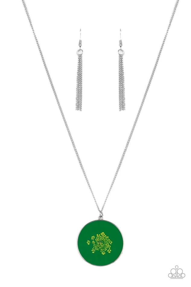 Necklaces Paparazzi Accessories Prairie Picnic Green Necklace Jewelry by Bretta