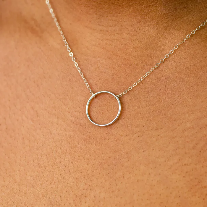 Crescent Circle Necklace Grayling Necklaces