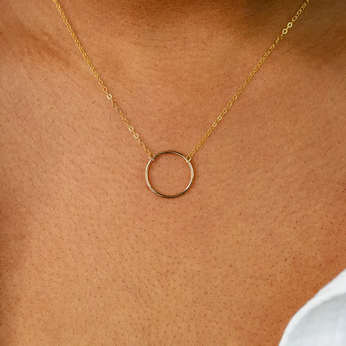 Crescent Circle Necklace Grayling Necklaces