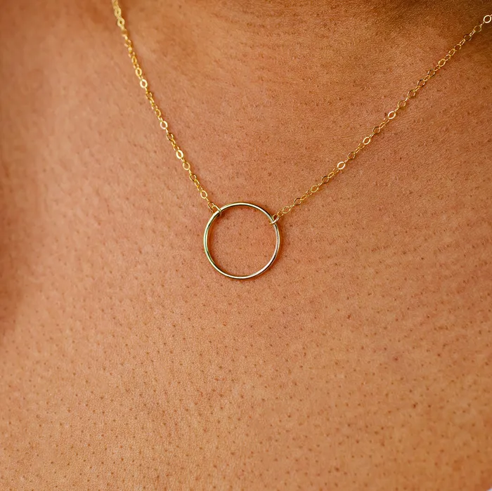 Crescent Circle Necklace Grayling Necklaces