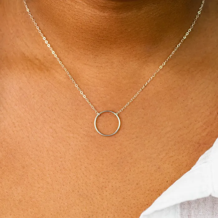 Crescent Circle Necklace Grayling Necklaces
