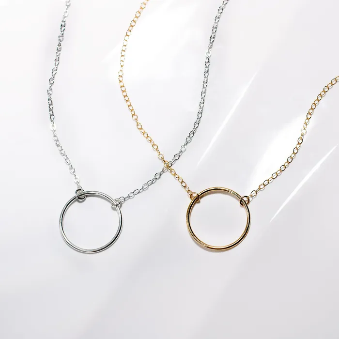 Crescent Circle Necklace Grayling Necklaces