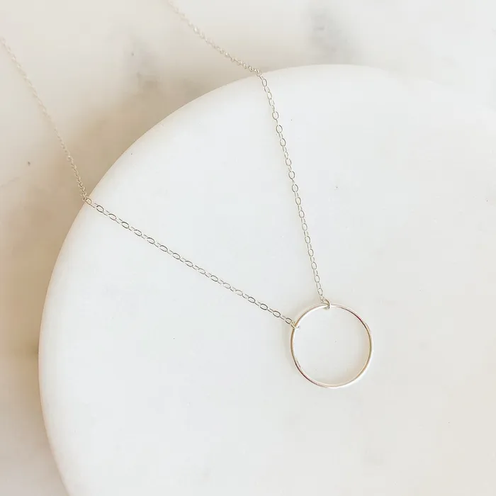 Crescent Circle Necklace Grayling Necklaces