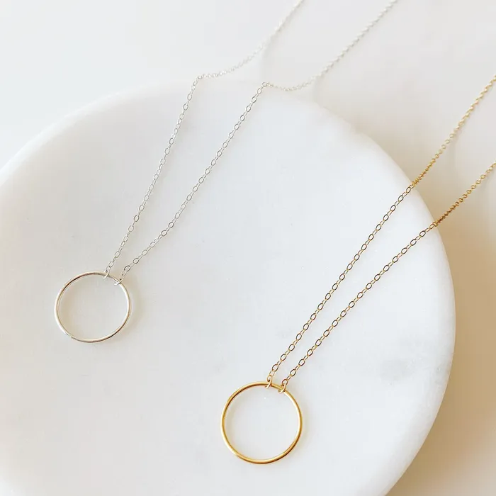 Crescent Circle Necklace Grayling Necklaces