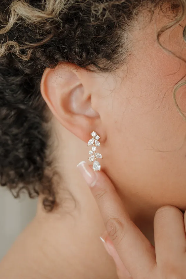 Earrings Ivy Earring Jay Kay Braids and Bridal