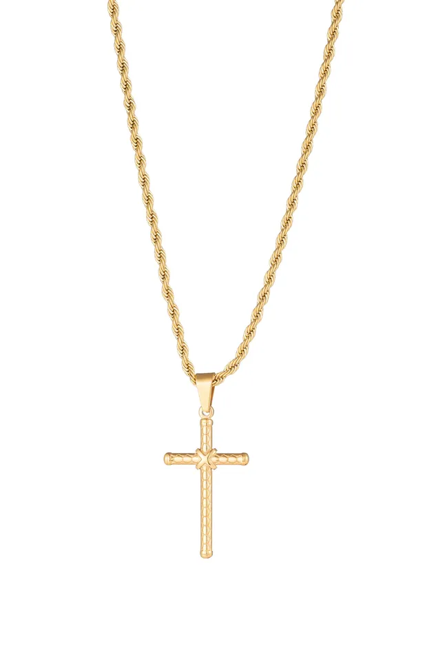 Eye Candy LA Necklaces Cross Pendant Necklace