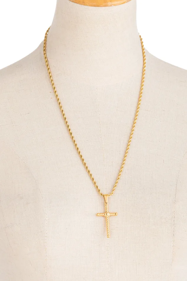 Eye Candy LA Necklaces Cross Pendant Necklace