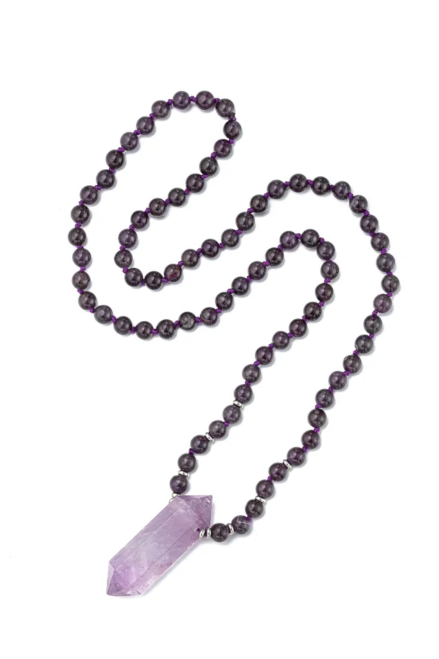 Eye Candy LA Necklaces Destiny Necklace Amethyst