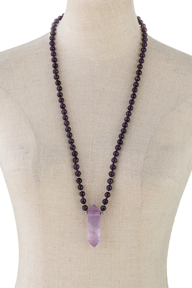 Eye Candy LA Necklaces Destiny Necklace Amethyst