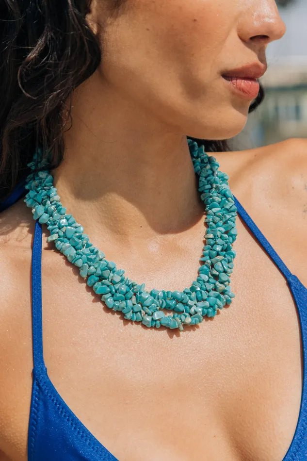 Eye Candy LA Necklaces Remi Necklace Turquoise