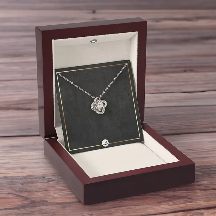 Knot Pendant Necklace ShineOn Fulfillment Necklaces