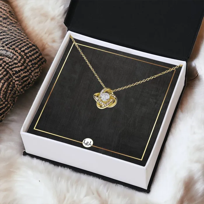 Knot Pendant Necklace ShineOn Fulfillment Necklaces