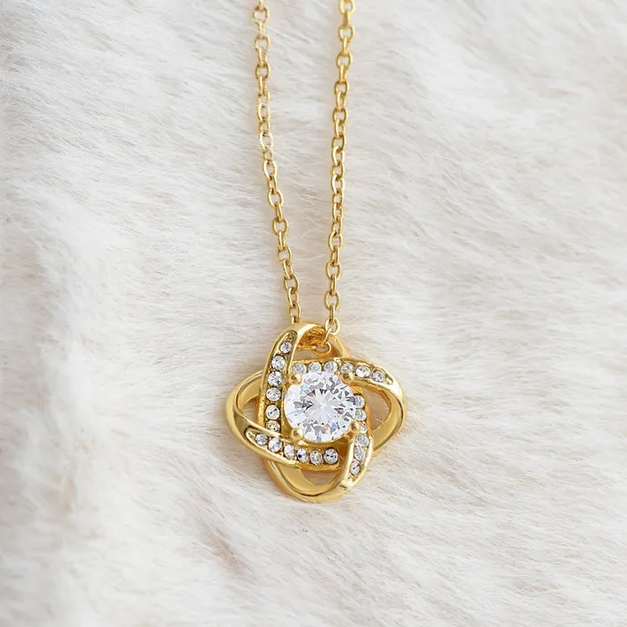 Knot Pendant Necklace ShineOn Fulfillment Necklaces