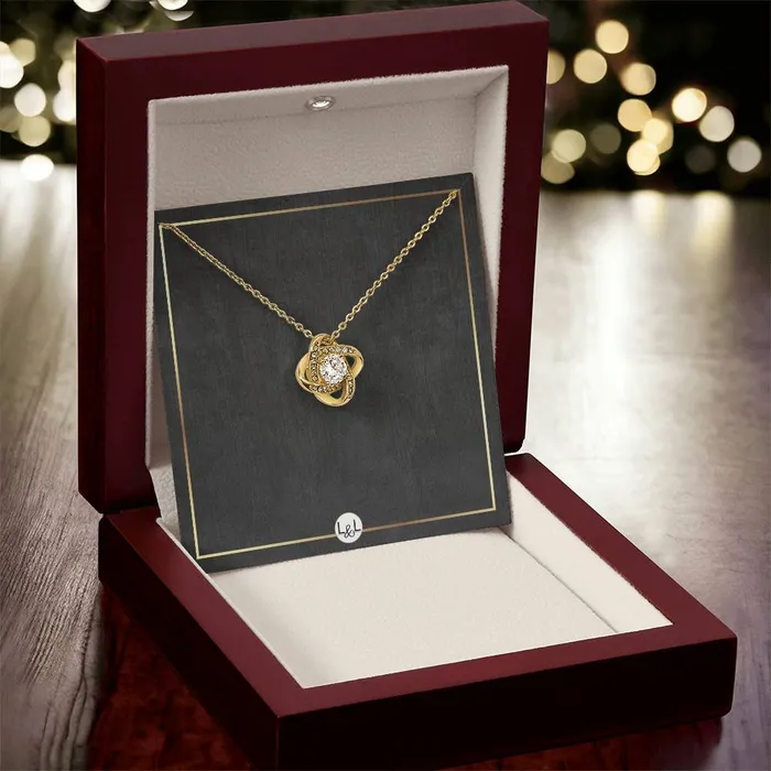 Knot Pendant Necklace ShineOn Fulfillment Necklaces