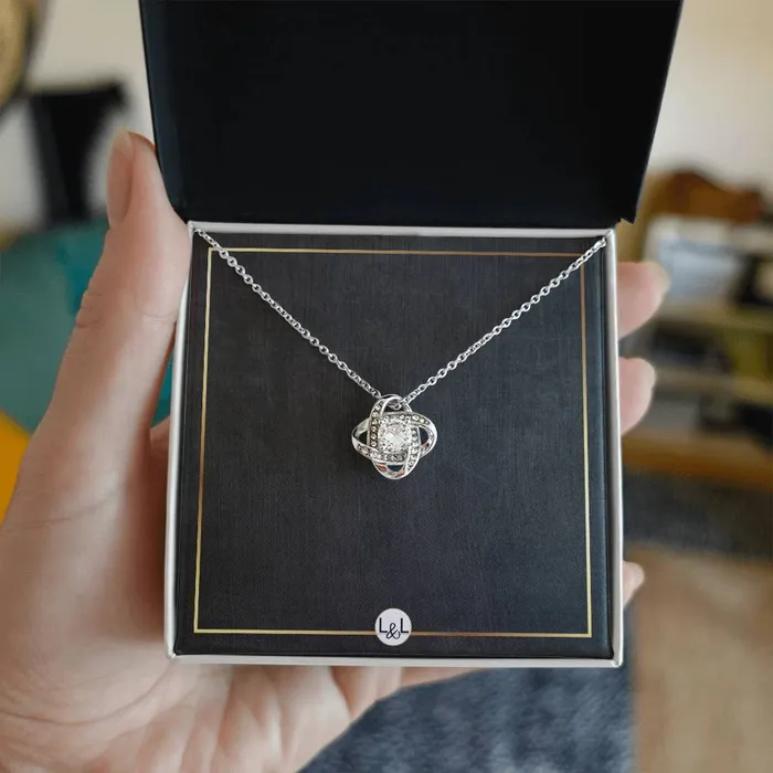 Knot Pendant Necklace ShineOn Fulfillment Necklaces