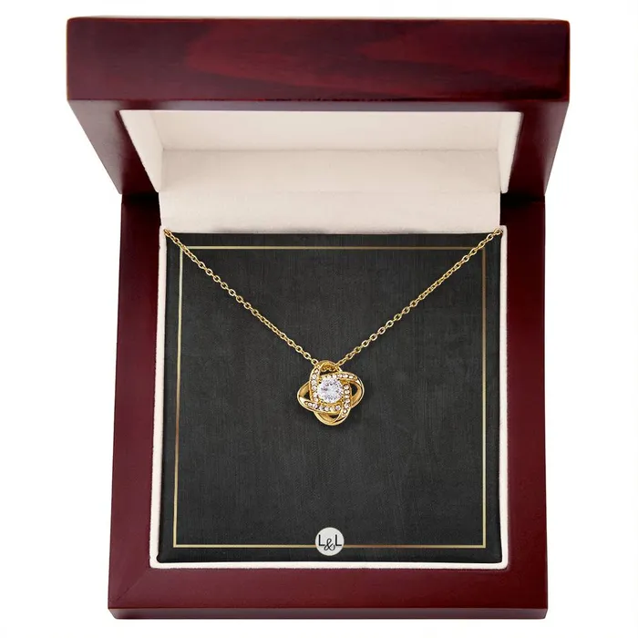Knot Pendant Necklace ShineOn Fulfillment Necklaces