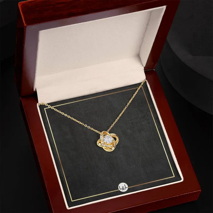 Knot Pendant Necklace ShineOn Fulfillment Necklaces