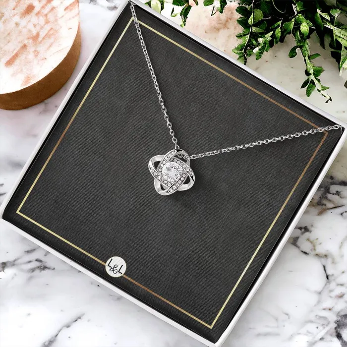Knot Pendant Necklace ShineOn Fulfillment Necklaces