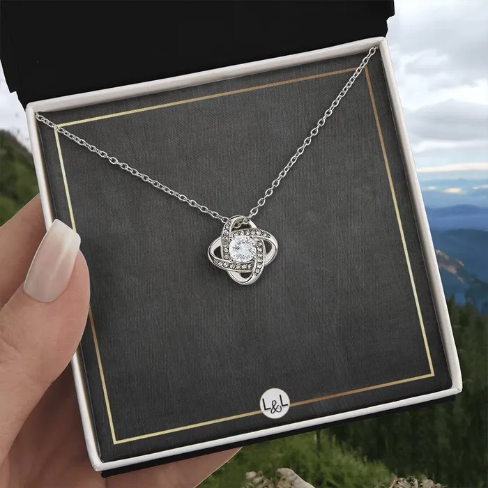 Knot Pendant Necklace ShineOn Fulfillment Necklaces