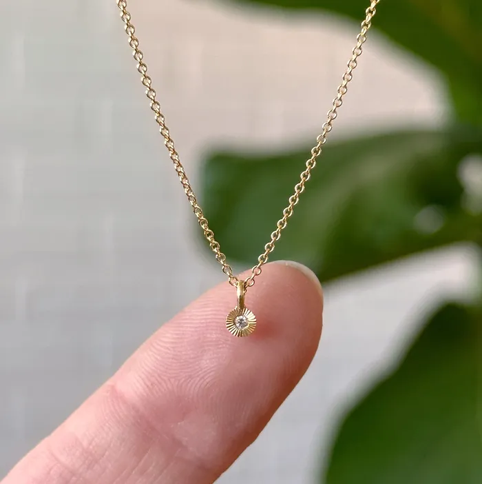 Necklaces Corey Egan Gold and Diamond Rise Necklace