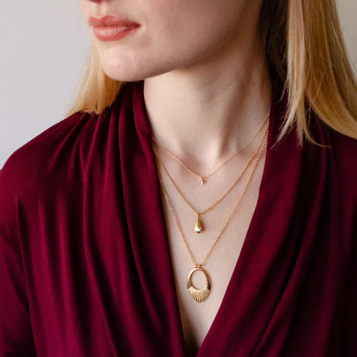 Necklaces Corey Egan Gold and Diamond Rise Necklace