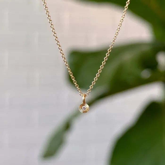 Necklaces Corey Egan Gold and Diamond Rise Necklace