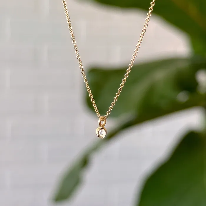 Necklaces Corey Egan Gold and Diamond Rise Necklace