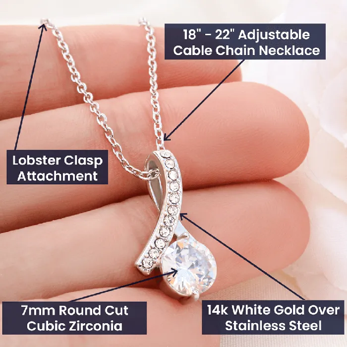 Thank You for Giving Me a Chance To My Fiancs Mom Alluring Beauty Pendant Necklace For Your Future Mother In Law Gift for Grooms Mom ShineOn Fulfillment Necklaces