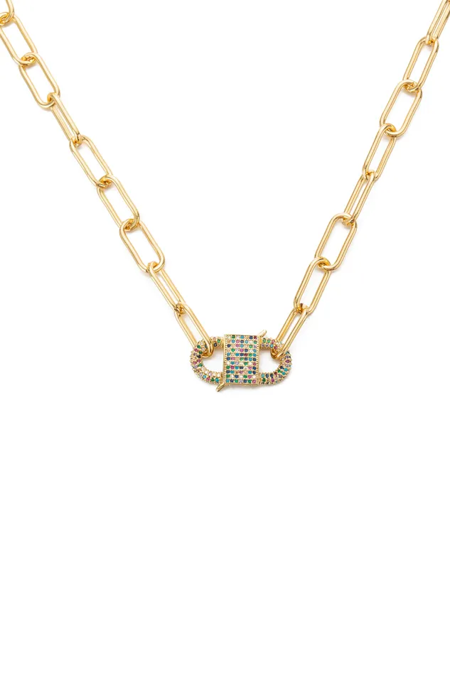 Violet Necklace Rainbow Eye Candy LA Necklaces